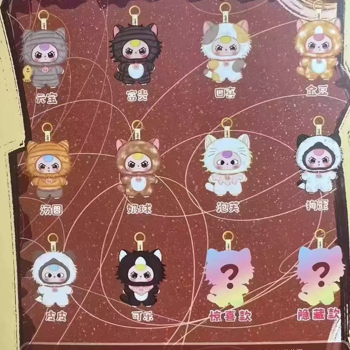 baby Three whose cat plush blind box am i?私は誰の猫のぬいぐるみブラインドボックスですか