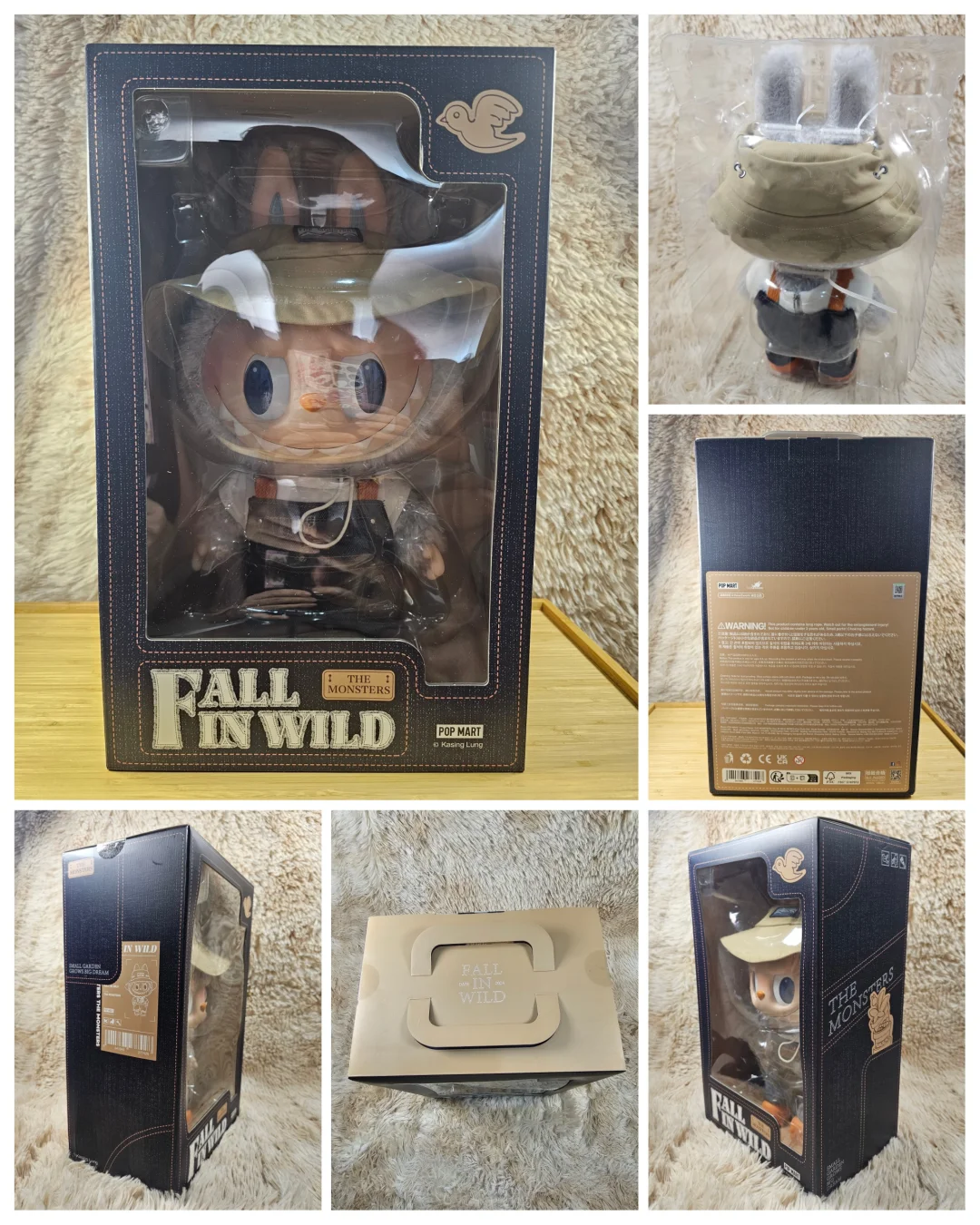 #01 The Monsters - Fall in wild plush doll with key chain&小春野ラブブ&キーホルダー含ま