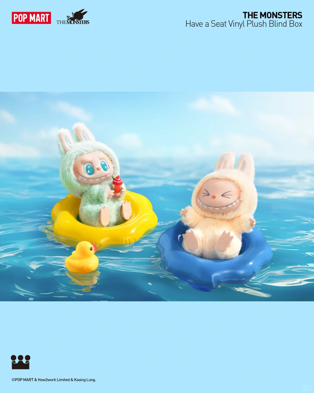 #05 THE MONSTERS- V2 Have a Seat Vinyl Plush Blind Box&ラブブ二代