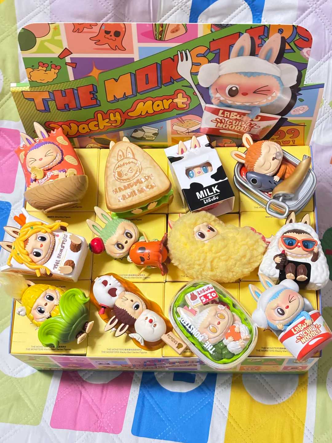 #107 The monsters Wacky Mart series-squishy Charm blind box&ラブブコンビニシリーズ ブラインドボックス