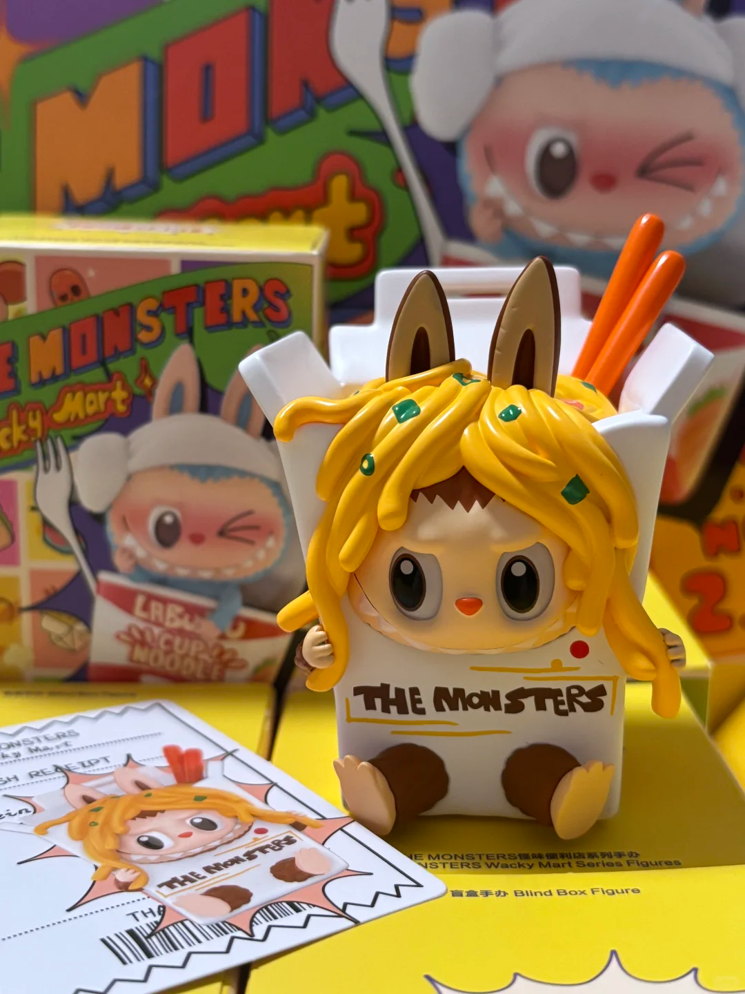 #107 The monsters Wacky Mart series-squishy Charm blind box&ラブブコンビニシリーズ ブラインドボックス