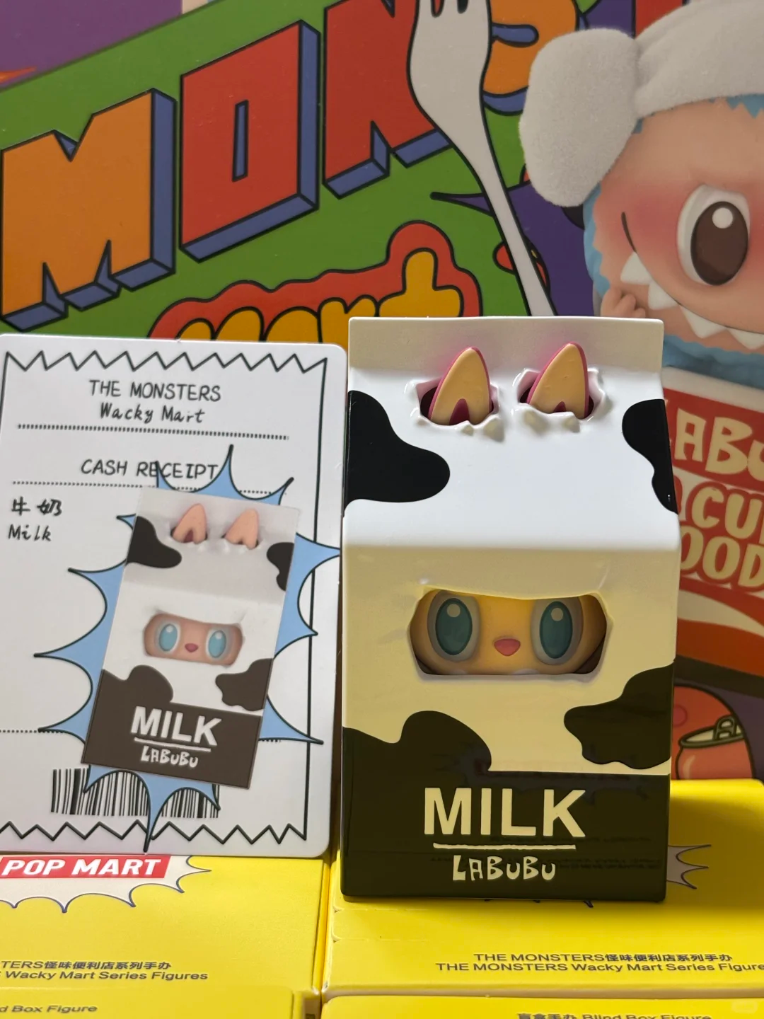 #107 The monsters Wacky Mart series-squishy Charm blind box&ラブブコンビニシリーズ ブラインドボックス