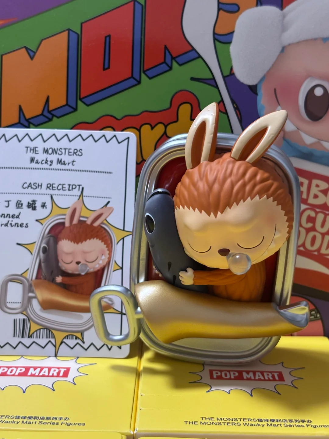 #107 The monsters Wacky Mart series-squishy Charm blind box&ラブブコンビニシリーズ ブラインドボックス