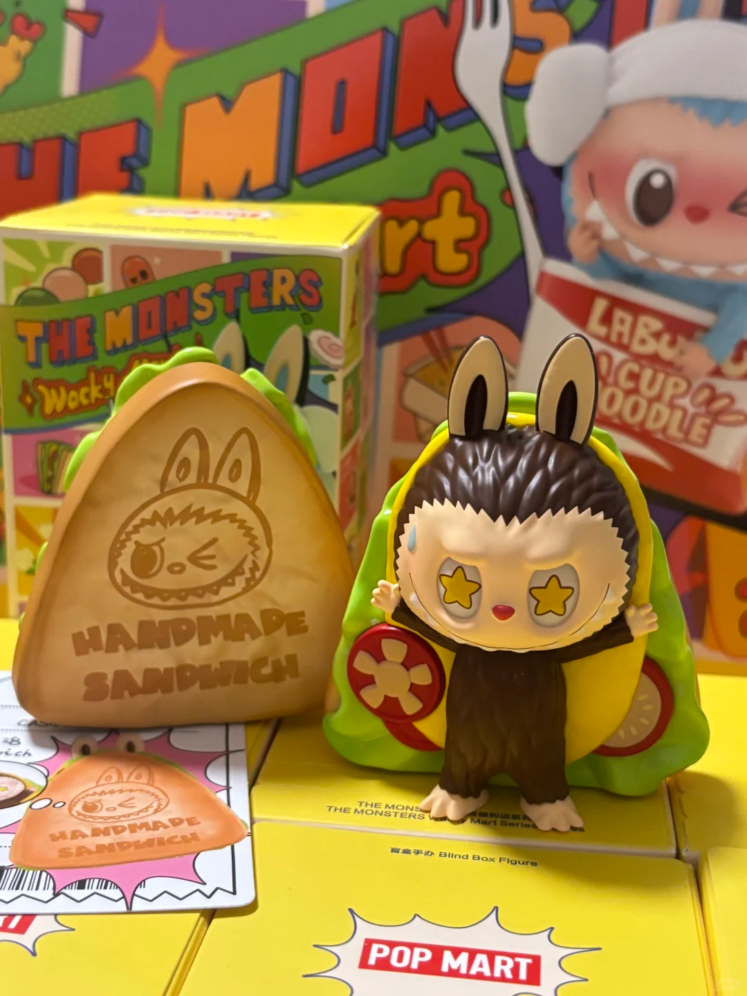 #107 The monsters Wacky Mart series-squishy Charm blind box&ラブブコンビニシリーズ ブラインドボックス
