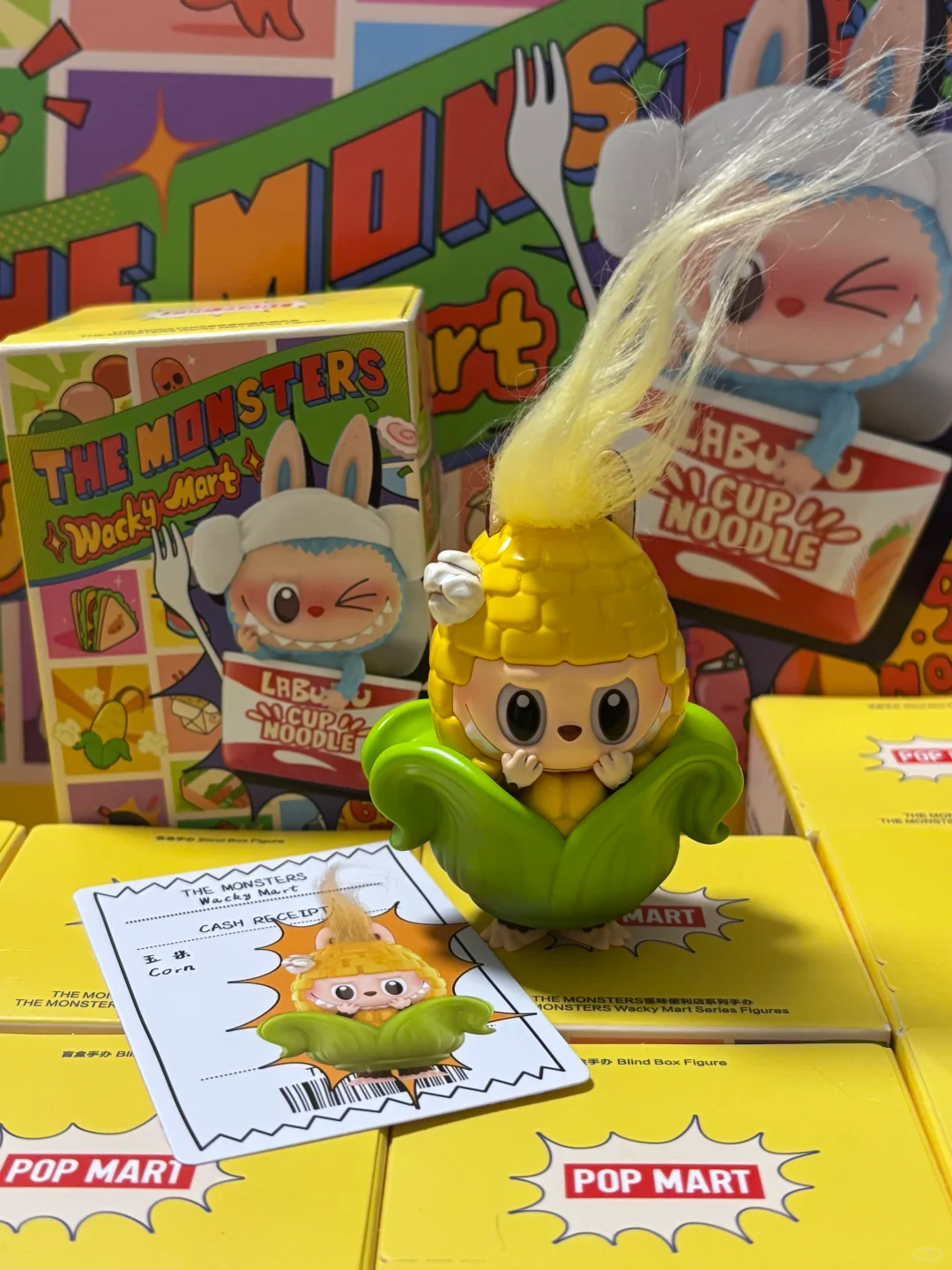 #107 The monsters Wacky Mart series-squishy Charm blind box&ラブブコンビニシリーズ ブラインドボックス