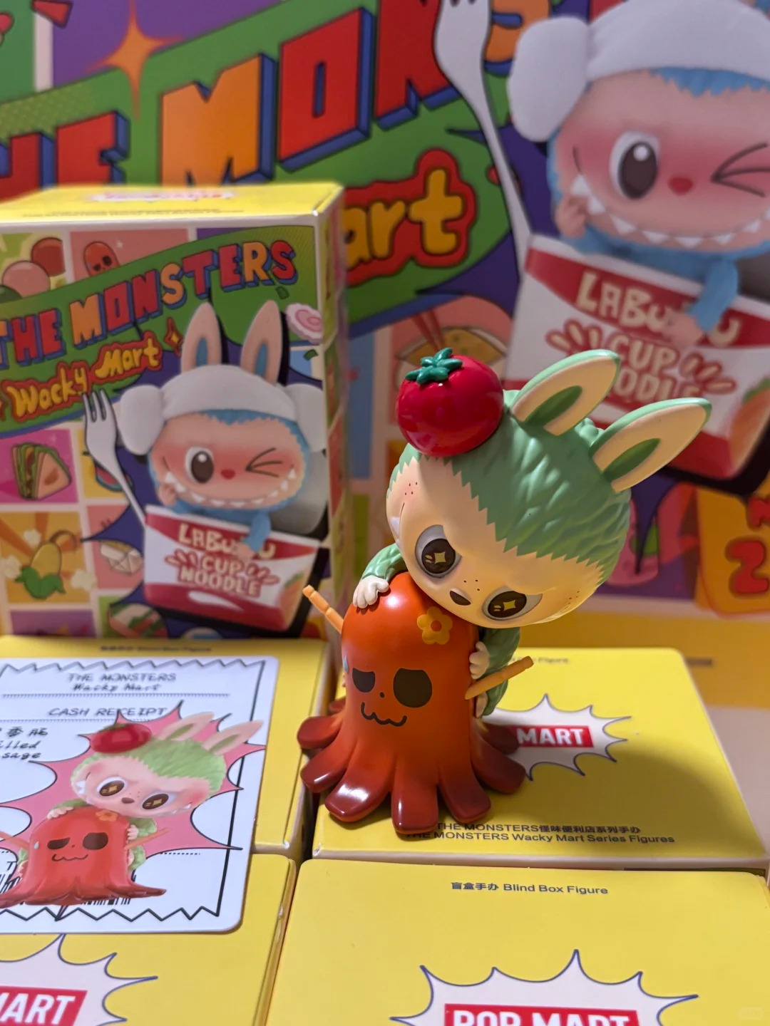 #107 The monsters Wacky Mart series-squishy Charm blind box&ラブブコンビニシリーズ ブラインドボックス