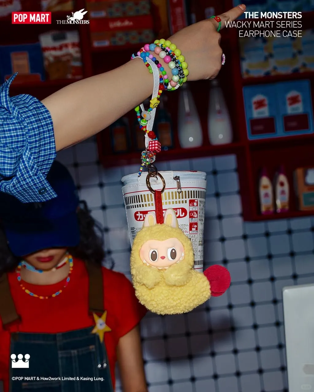 #07 The monsters - Wacky Mart ear phone bag&ラブブイヤホンケースバッグ