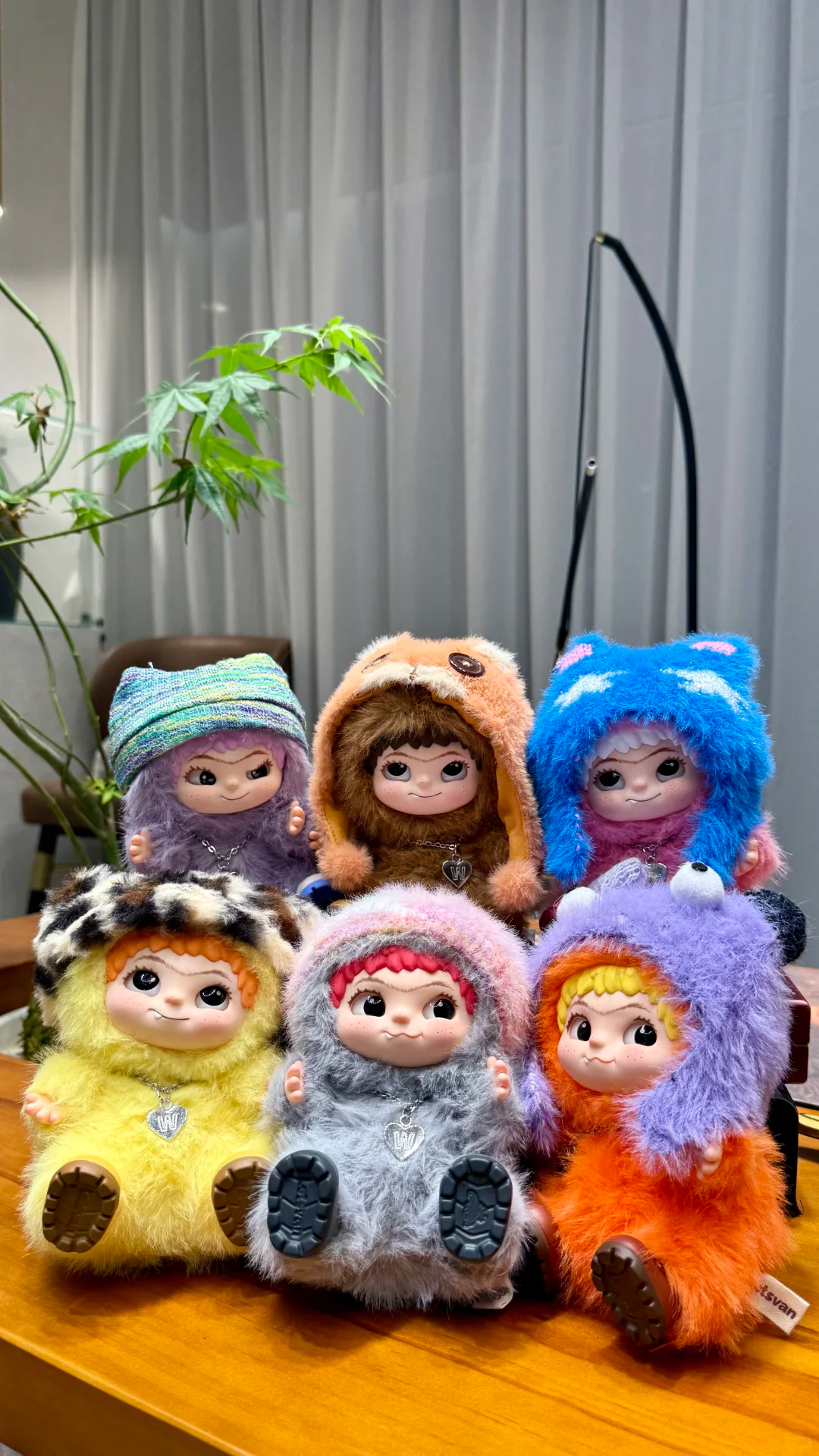 #53 v1 wakuku Fuzzy Trendy Fun Party series blind box&わクク一代