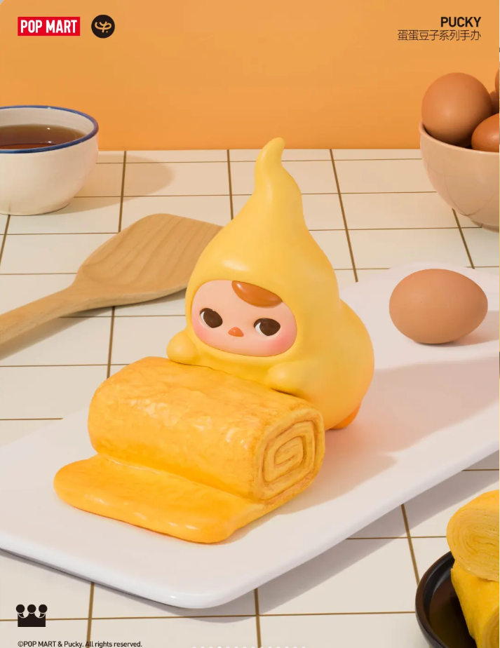 #111 PUCKY Egg Beanie Series Figures ダンダンドウジシリーズフィギュア