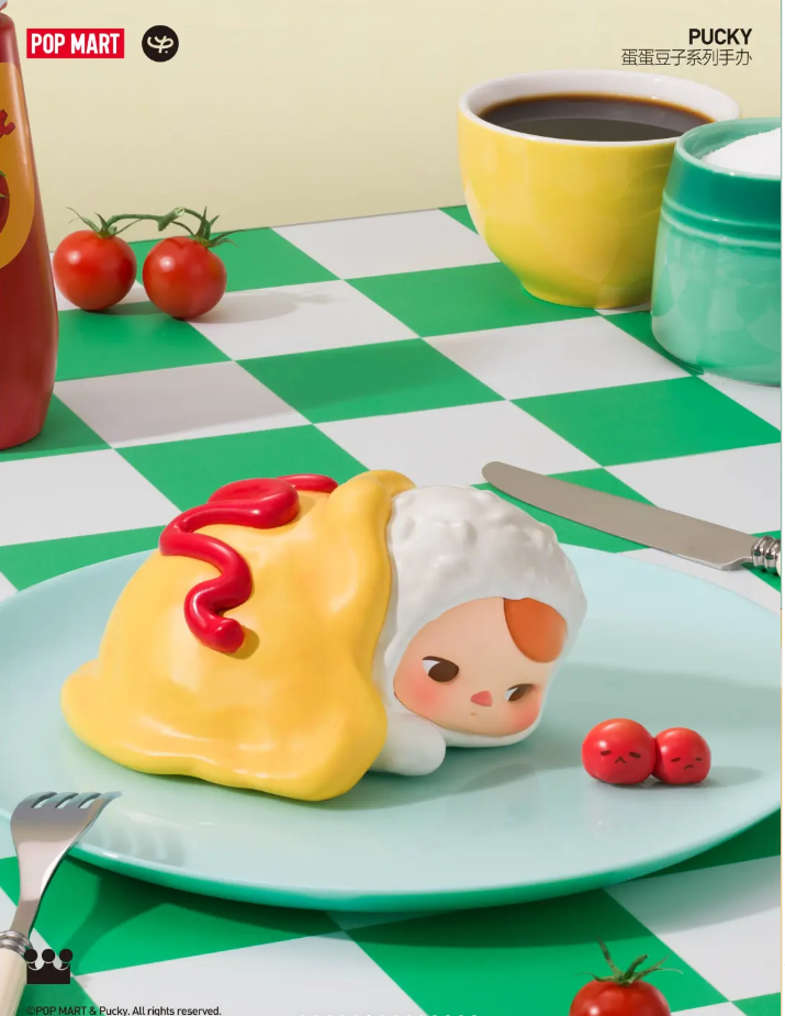 #111 PUCKY Egg Beanie Series Figures ダンダンドウジシリーズフィギュア