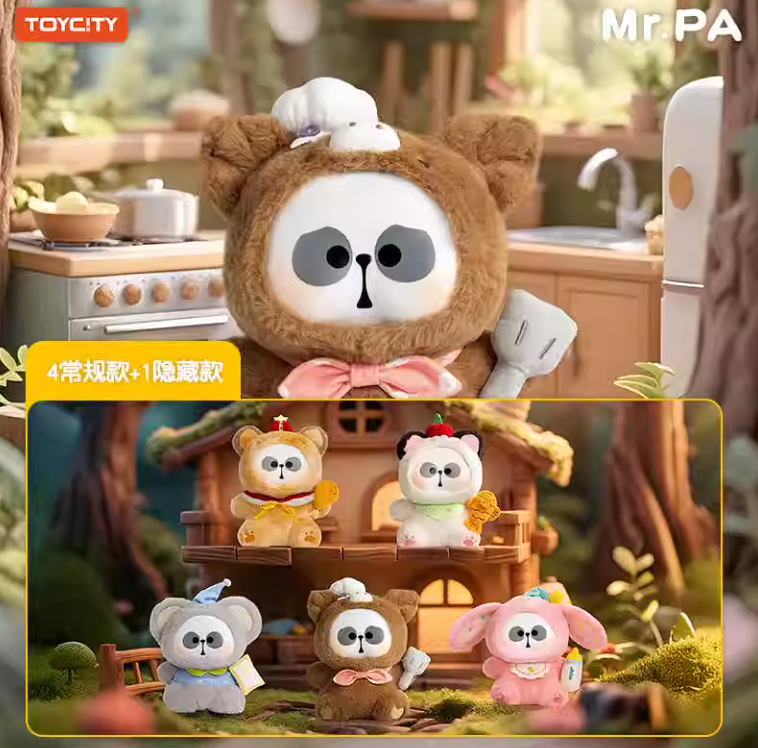 Mr Pa Animal Party Series Plush Blind Box