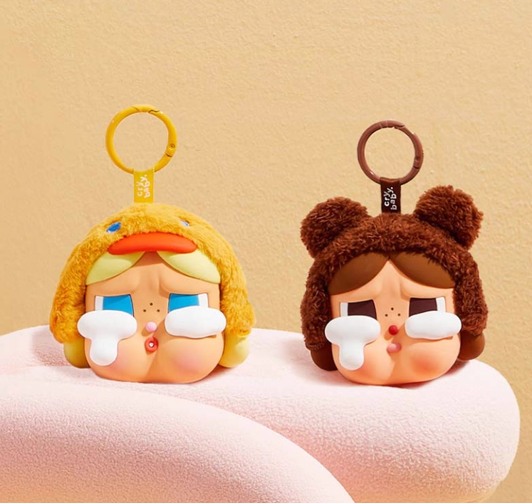 CRYBABY Sad Club Series-Silicone Plush Earphone Bag
