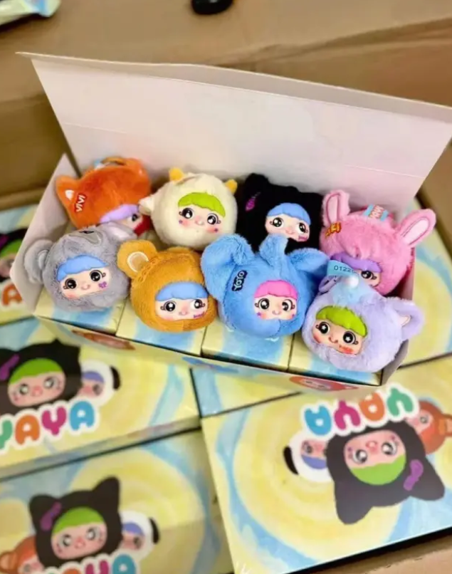 happy ghost YaYa - Little Naughty Plush Blind box&Fun Fruit Plush Pendant Blind boxヤヤの小さないたずらバッグと楽しいフルーツのブラインドボックス