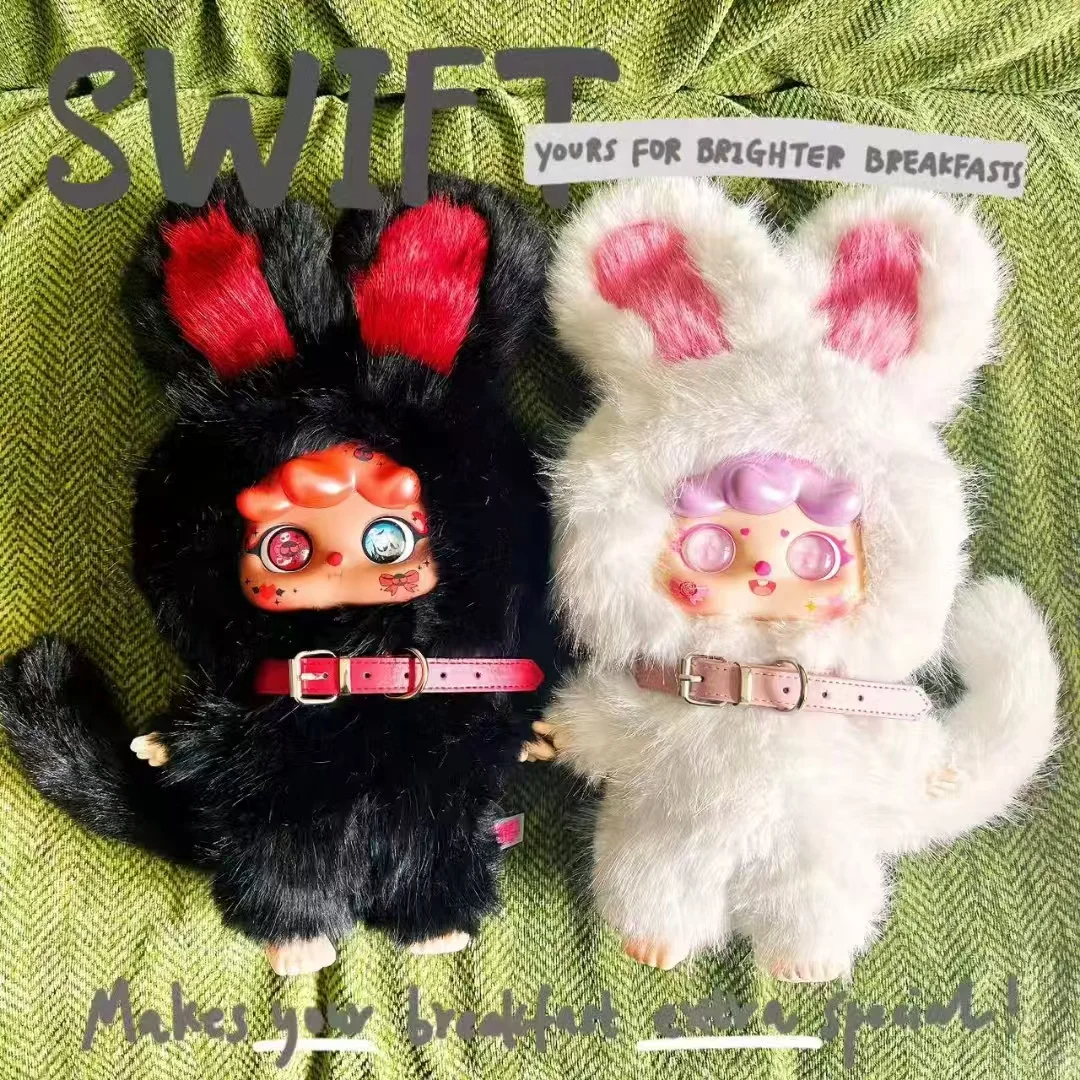 #67 MIGO Twin Life Limited Edition] 400% Plush Hanging Card Black Night White Day Series Blind Box&MIGO 双子ライフシリーズ&400%ブラインドボックス