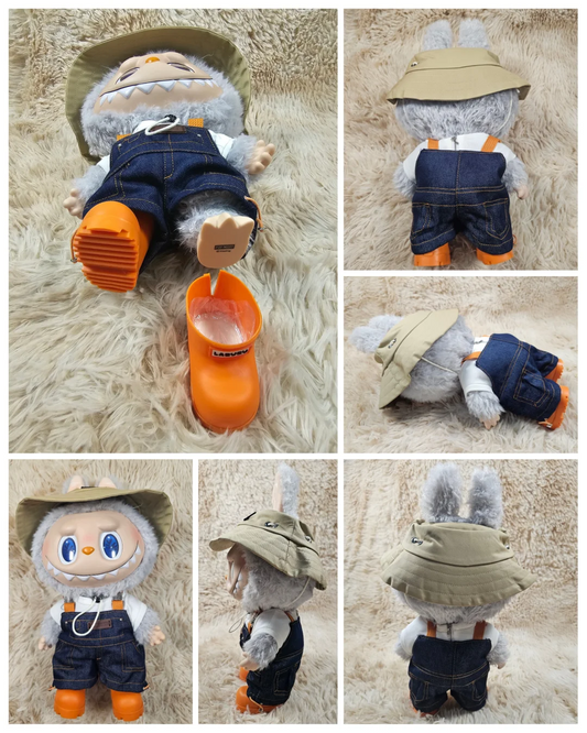 #01 The Monsters - Fall in wild plush doll with key chain&小春野ラブブ&キーホルダー含ま