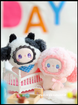 #98 Emma Fuzzy Family Squishy Plush Series Blind Box （perorder）&Emma Fuzzy Familyスクイーズシリーズブラインドボックス
