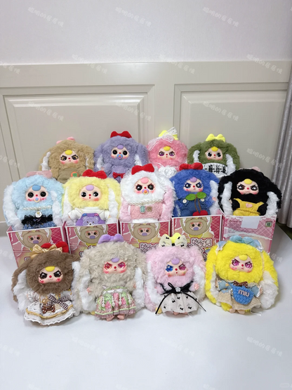 #49 baby Three Macaron Little Cute Bunny Series-V2 Plush Dolls Blind Box&ベビースリ二代ぬいぐるみ