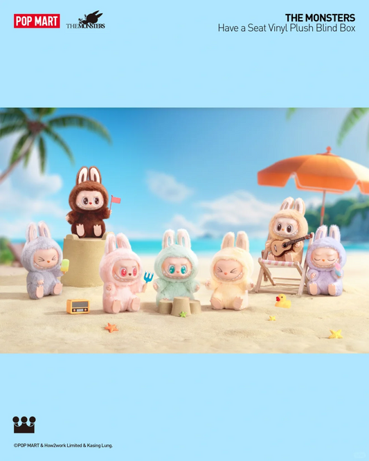 #05 THE MONSTERS- V2 Have a Seat Vinyl Plush Blind Box&ラブブ二代