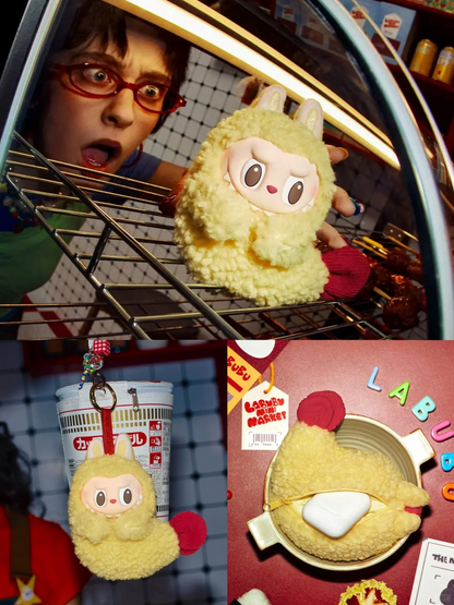 #107 The monsters Wacky Mart series-squishy Charm blind box&ラブブコンビニシリーズ ブラインドボックス