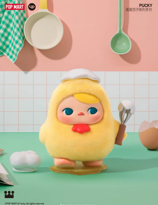 #111 PUCKY Egg Beanie Series Figures ダンダンドウジシリーズフィギュア
