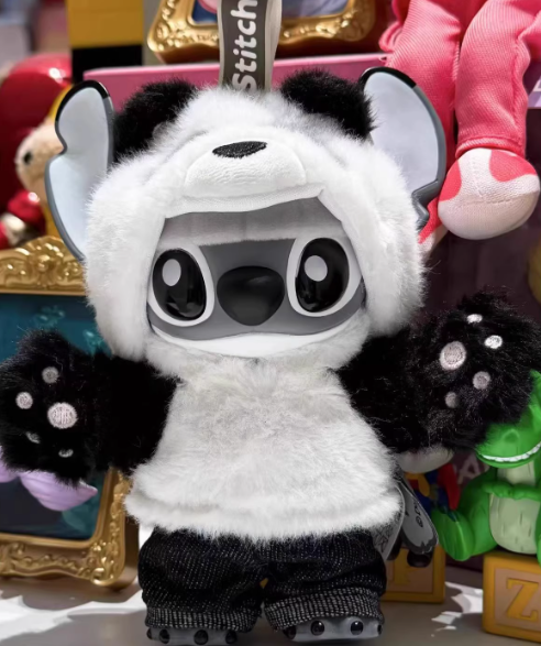 Disney Stitch GenZ Street Collection Panda Vinyl Plush