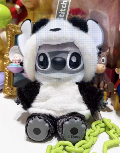 Disney Stitch GenZ Street Collection Panda Vinyl Plush