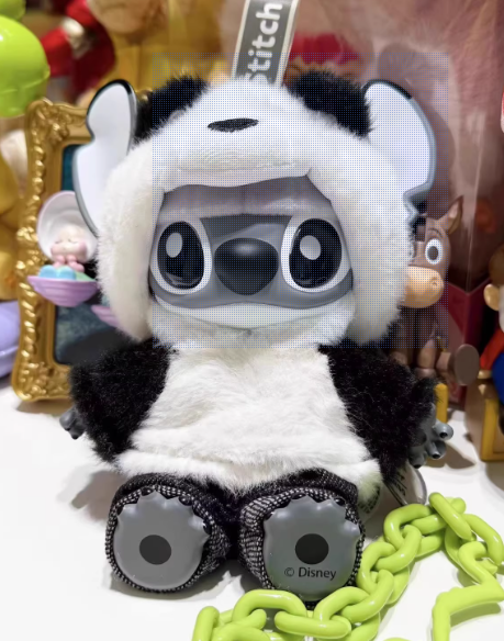 Disney Stitch GenZ Street Collection Panda Vinyl Plush