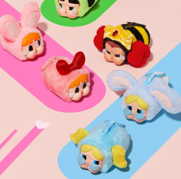 #991 Cry Baby & PowerPuff Girls Series-Vinyl Face Plush Blind Box