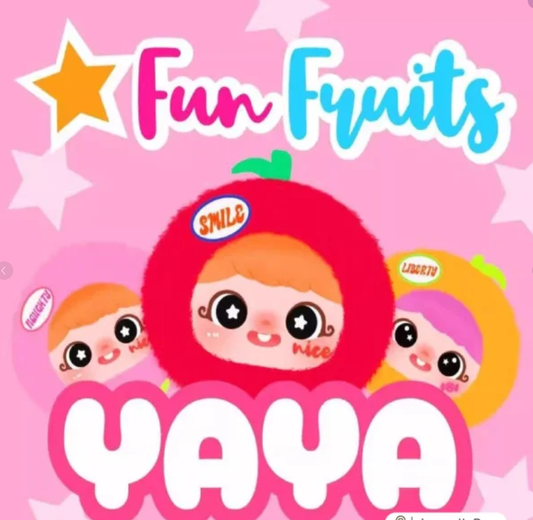 happy ghost YaYa - Little Naughty Plush Blind box&Fun Fruit Plush Pendant Blind boxヤヤの小さないたずらバッグと楽しいフルーツのブラインドボックス